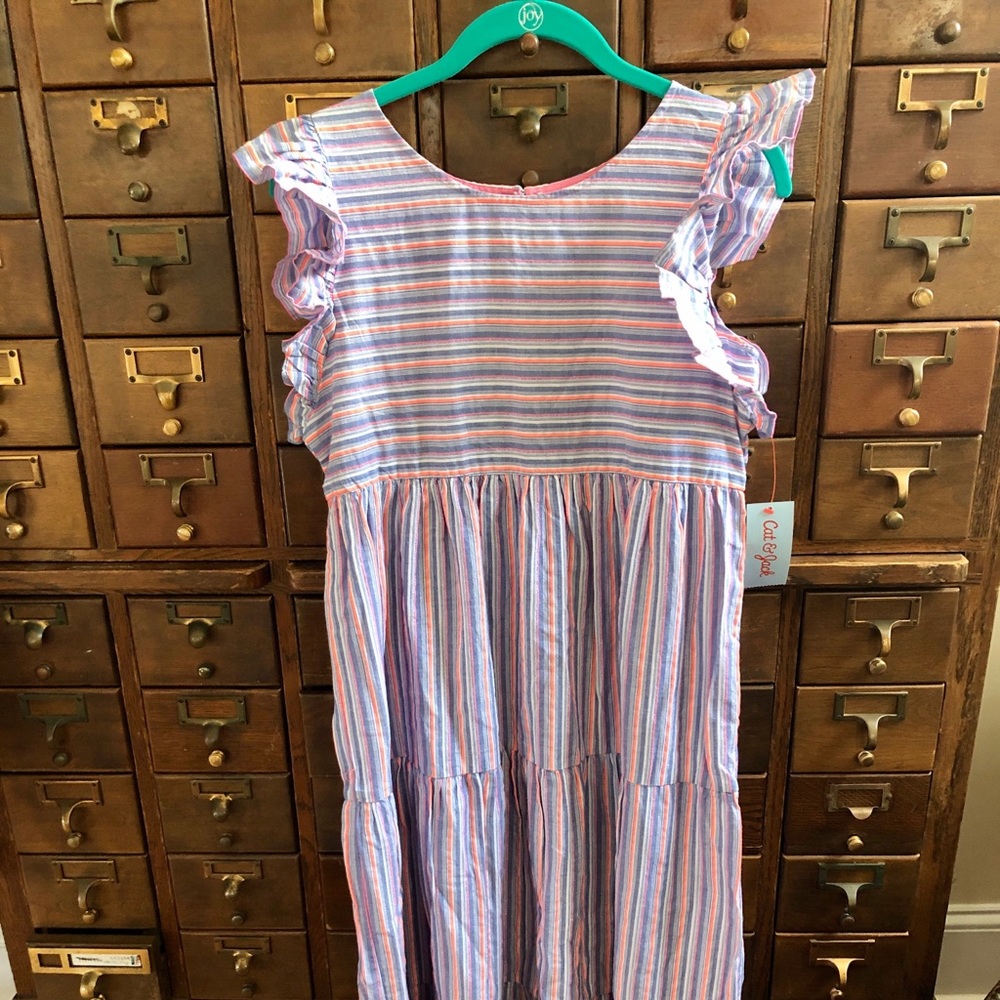 Cat & Jack Girls Tiered Maxi Dress XL 14/16